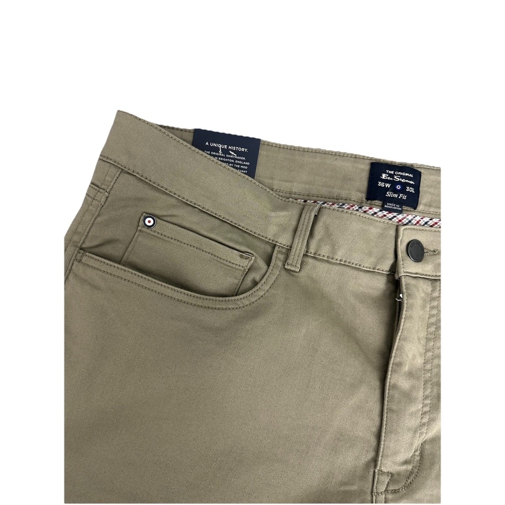Ben Sherman Men's Vetiver Slim Fit Stretch Denim Jeans Size 36 x 30 New - Picture 11 of 15